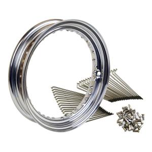 EXCEL RIM エキセルリム SR400 17インチキット タイプ：ロゴなし