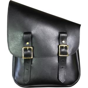 NASH MOTORCYCLE CO. ナッシュモーターサイクル SADDLEBAG HLF/HLF LT BLK [3501-1225] サイドバッグ 車体用バッグ・ケース