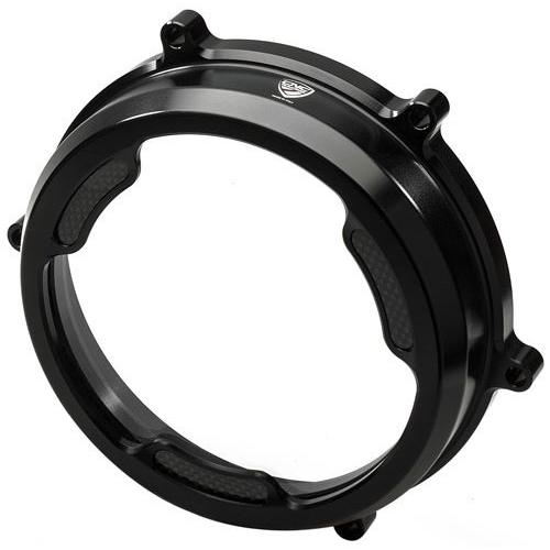 CNC Racing シーエヌシーレーシング クリアクラッチカバー カラー：ブラック 1199Pan...