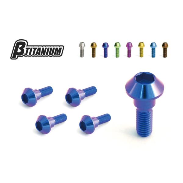 βTITANIUM ベータチタニウム リアブレーキ ディスクローター チタンボルトキット カラー：ア...