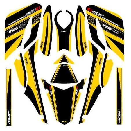 MDF エムディーエフ 専用グラフィック アタッカーモデル タイプ：コンプリート XT250X YA...