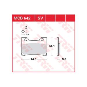 TRW:ティーアールダブル TRW BRAKE-PADS ORGANIC [MCB642] FZR ...