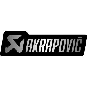 AKRAPOVIC アクラポビッチ アルミ耐熱ステッカー 横 ステッカー・デカール 外装