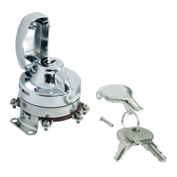 MCS エムシーエス イグニッションスイッチ 電気式 ステンレス【IGNITION SWITCH E...