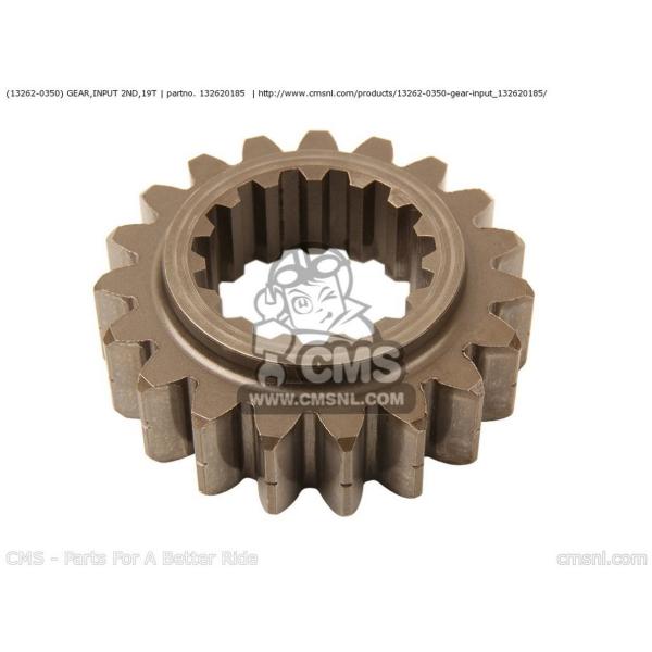 CMS シーエムエス (132620350) GEAR，INPUT 2ND，19T ZX1000C1...