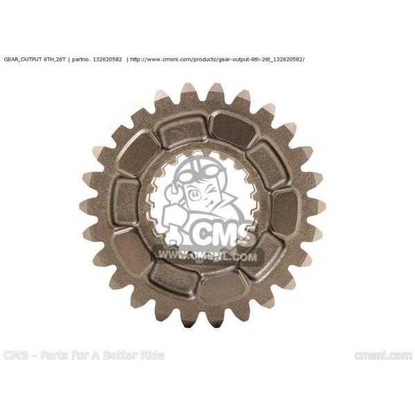 CMS シーエムエス GEAR，OUTPUT 6TH，26T KAWASAKI カワサキ ミッション...