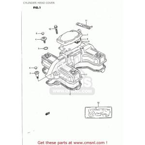 CMS シーエムエス (1117101D02) COVER，CYLINDER HEAD GS500E...