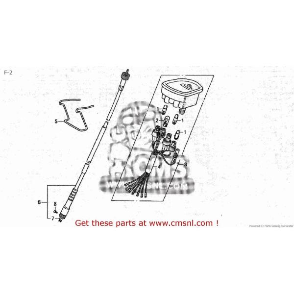 CMS シーエムエス SPEEDOMETER ASSY (JDM) C50BN (2) AA01-1...