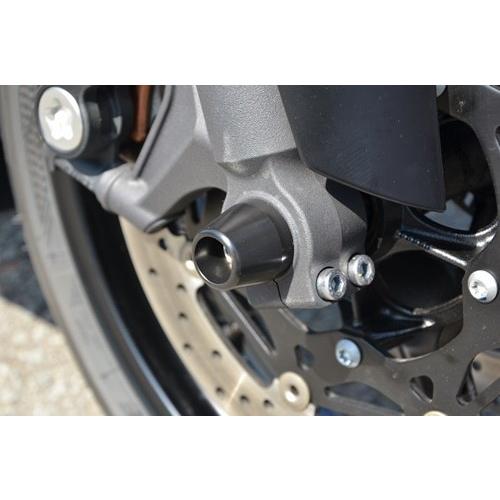 AGRAS アグラス フロントアクスルプロテクター コーンタイプ タイプ：アルミ／シルバー YZF-...