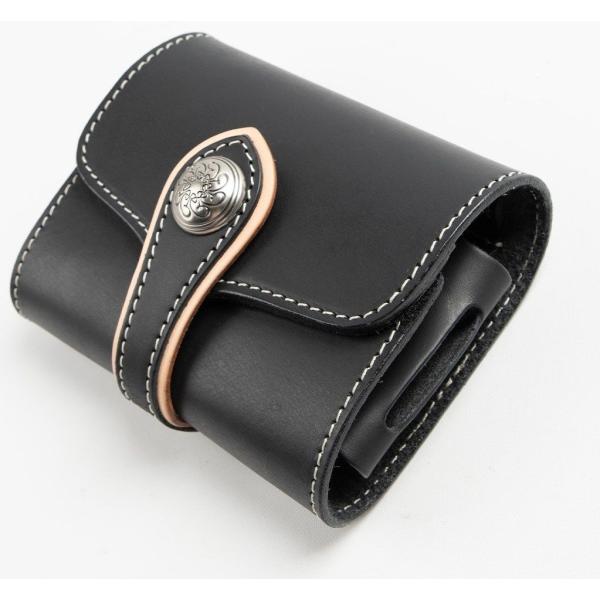 DEGNER デグナー 全別体式レザーETCケース カラー：ブラック ETC 電子機器類