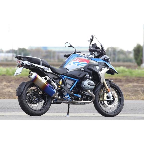 r’s gear アールズギア ワイバンフルエキゾーストマフラー カラー：チタンドラッグブルー R1...
