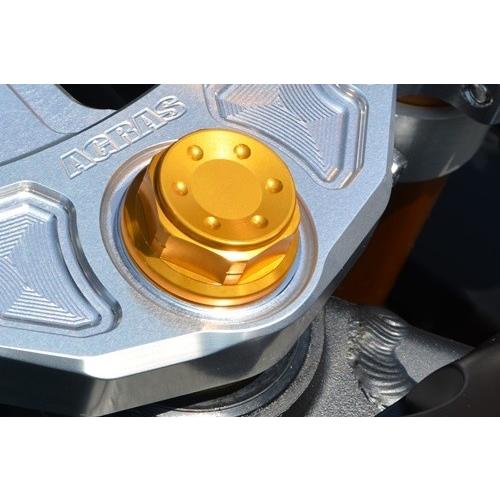 AGRAS アグラス センターナット カラー：ブラック YZF-R6 ZX-25R ZX-4RR Y...