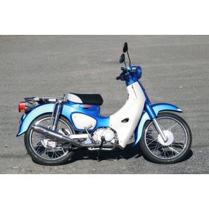 rb-works製☆アドレス110☆ユーロチャンバー☆ブルーサイレンサー青
