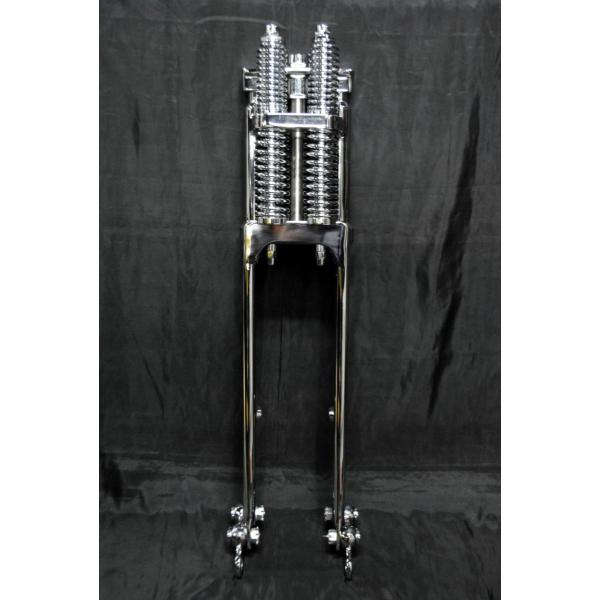 部品屋K&amp;W ナロースプリンガーフォーク カラー／サイズ：クローム(ストックサイズ) HARLEY-...