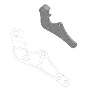 MOTO禅 モトゼン ヤマハWR250R用 WR250Xホイール取付けキャリパー