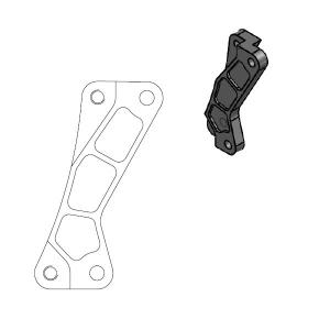 CRF450L R X モトマスター　320mm ディスク&キャリパーサポート MOTOMASTER モトマスター ストリート 320 ブレーキディスク用
