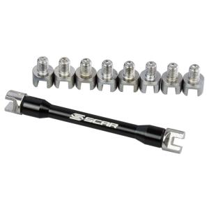 Scar Racing スカーレーシング スポークレンチキット ニップルレンチ・スポークレンチ ハン...