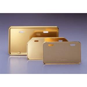 RC-ENGINEERING RCエンジニアリング アルミ製ナンバープレート カラー：ゴールドアルマ...