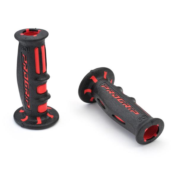 PROGRIP プログリップ スーパーバイクグリップ ＃601 カラー：ブラック／レッド V ストロ...