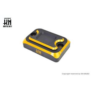 KN企画 ケイエヌキカク CNCマスターシリンダーキャップ カラー：マッドブラック／ゴールド HON...