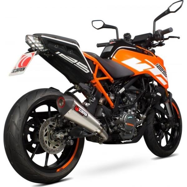 SCORPION スコーピオン セルケトテーパー スリップオンマフラー Duke125 KTM KT...