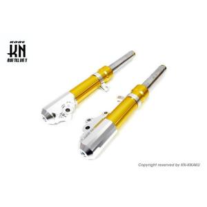 KN企画 ケイエヌキカク アルミ削り出し フロントフォーク カラー：ゴールド アドレスV125 アド...