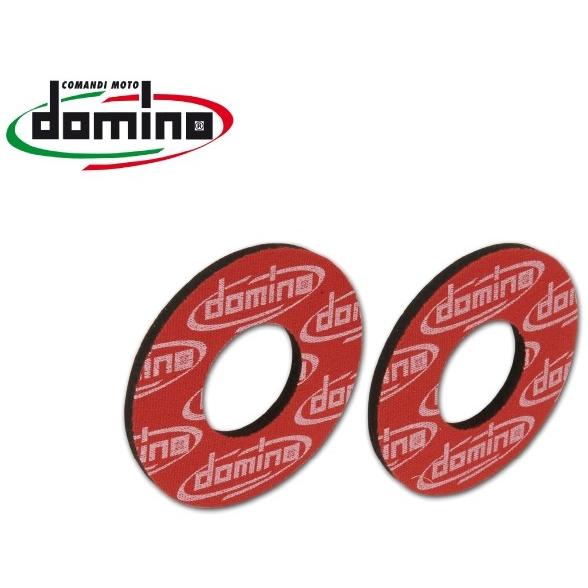 domino ドミノ オフロード グリップパッド カラー：レッド バーエンド ハンドル