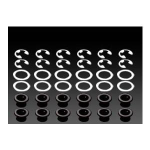 サンスターディスクローターフローティングピン20個セット(色は、レッド)