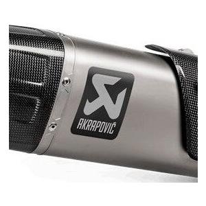 AKRAPOVIC アクラポビッチ アルミ耐熱ステッカー 縦 ステッカー・デカール 外装