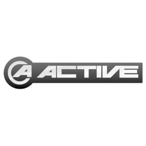 ACTIVE ACTIVE:アクティブ ACTIVE メタルタイプロゴステッカー｜ウェビック1号店