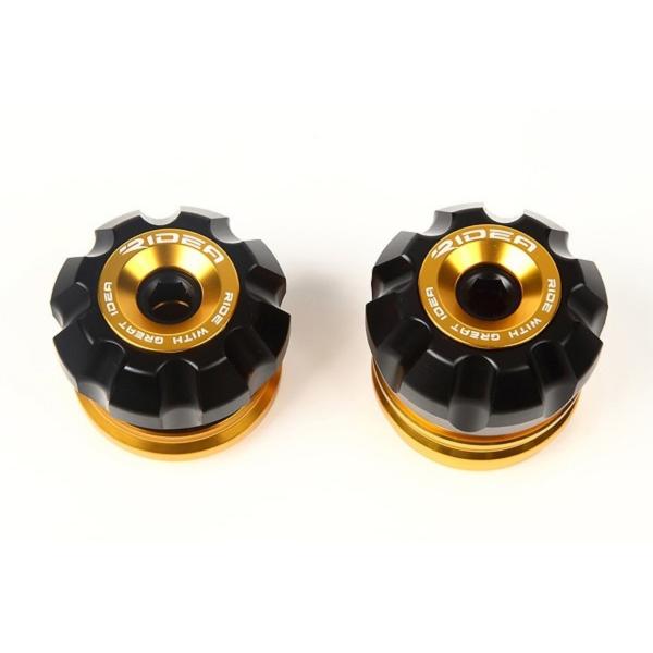 RIDEA リデア アクスルスライダー カラー：ゴールド ニンジャ400 (2014-) GSX-R...