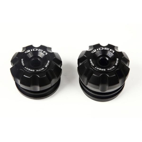 RIDEA リデア フロントアクスルスライダー カラー：ブラック GSX-R125 GSX-S125...