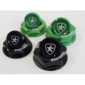 TRICKSTAR トリックスター ステムナットセット M28 カラー：グリーン ニンジャ H2 Z...