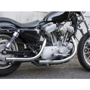 Motor Rock モーターロック オールドスタイル手曲げマフラー スポーツスター XL 04-0...
