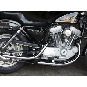 スポーツスター　オールドタイプ手曲げマフラー　03まで Motor Rock モーターロック オールドスタイル手曲げマフラー