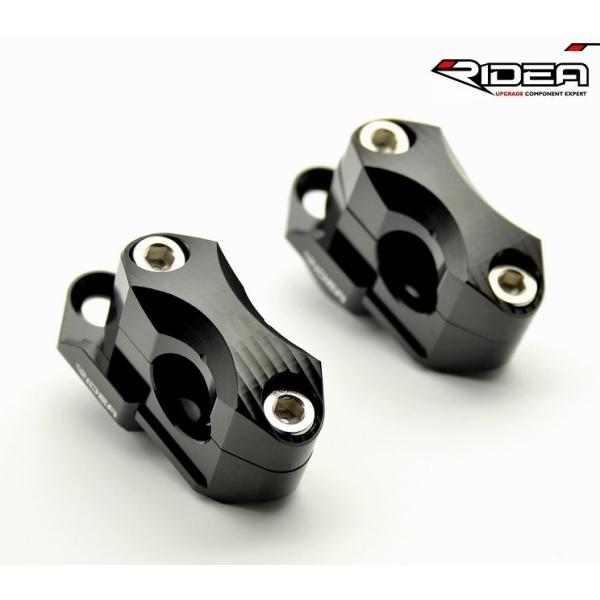 RIDEA リデア ハンドルライザー カラー:ブラック GSX-S750 取付穴ピッチ41mmのテー...