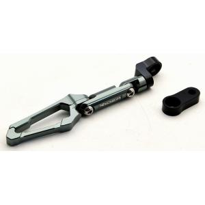 RIDEA リデア フレキシブルブレーキホースクランプ カラー:チタン ブレーキホース・ワイヤーガイ...