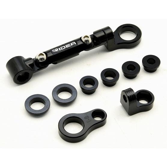 RIDEA リデア フレキシブルステー カラー:ブラック マルチバー・マウントバー 電子機器類