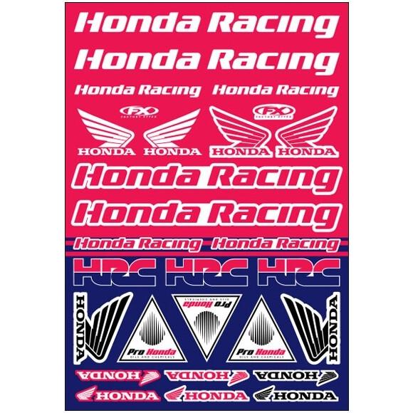 FACTORY EFFEX ファクトリーFX OEMステッカーシート デザイン：HONDA RACI...