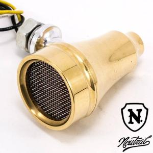 真鍮 LEDウィンカー 4個 ブラス ビンテージ BRASS ハーレー ショベル