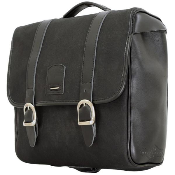 LONGRIDE ロングライド ヘリテージ サドルバッグ・リッドフラップ 12.5L サイドバッグ ...