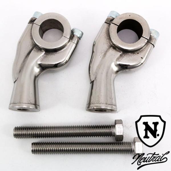 2%er ツーパーセンター 【NEUTRAL】3インチリブドプルバックライザー ハンドルポスト・ハン...