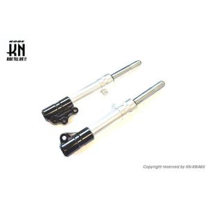 特注 スポーツタイプフロントフォーク黒 赤 カラー付 ジョグZ2 5EM