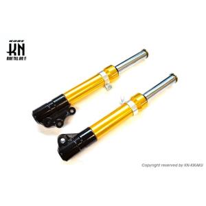 復刻！高品質 20mmローダウンフロントフォーク黒 青 グランドアクシス