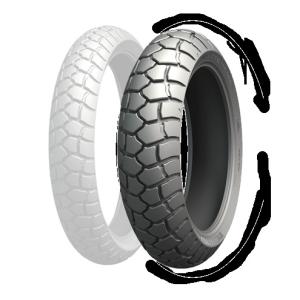 MICHELIN ミシュラン ANAKEE ADVENTURE【150/70R17 M/C 69V TL/TT】アナキー アドベンチャー タイヤ｜webike