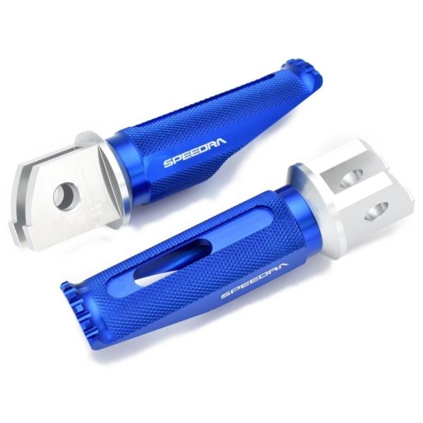 SPEEDRA スピードラ アルミ削り出しステップ レーシングタイプ ライダー用 取付部カラー：シル...