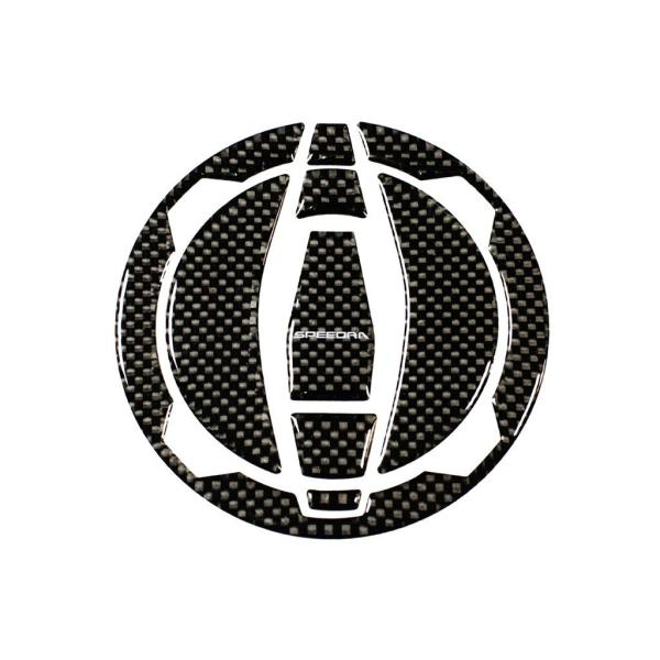 SPEEDRA スピードラ カーボンタンクキャップパッド KAWASAKI カワサキ ガソリンタンク...