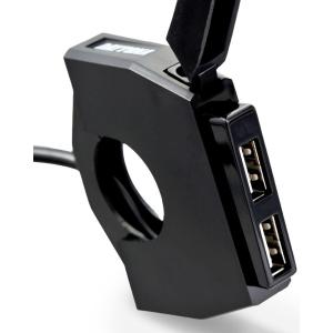 DAYTONA デイトナ バイク専用電源スレンダーUSB 2ポート4.8A｜ウェビック1号店