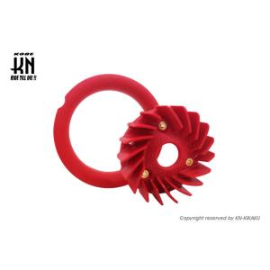 KN企画 ケイエヌキカク スーパーフロークーリングファン 軽量強化ファン＋ファンガイド カラー：レッ...