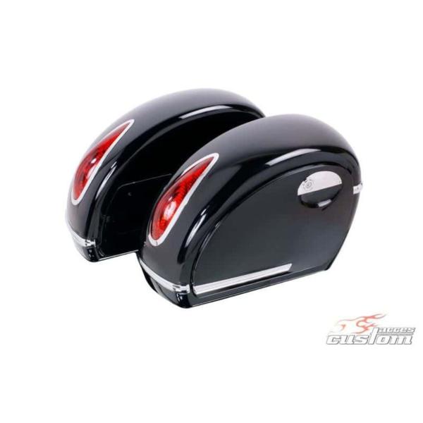 CUSTOM ACCES カスタムアクセス リッジドサドルバッグ VOYAGERモデル サドルバッグ...